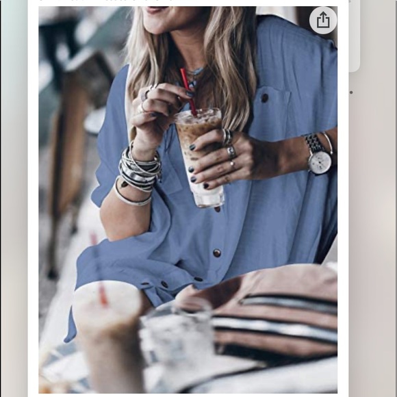 Women's Long Sleeve Button Up Shirt Beach Dress from Small to Over Size ( BNIP ) - Picture 5 of 5